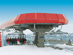 Doppelmayr built the first 8-seater chair lift 1998 in Norway.
