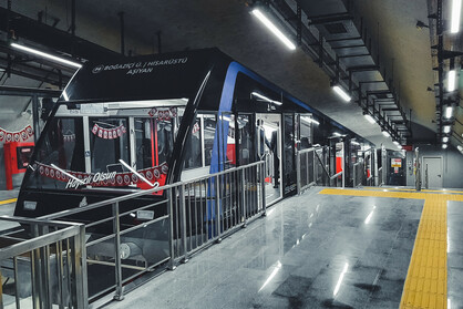 Urban funicular opens in Istanbul