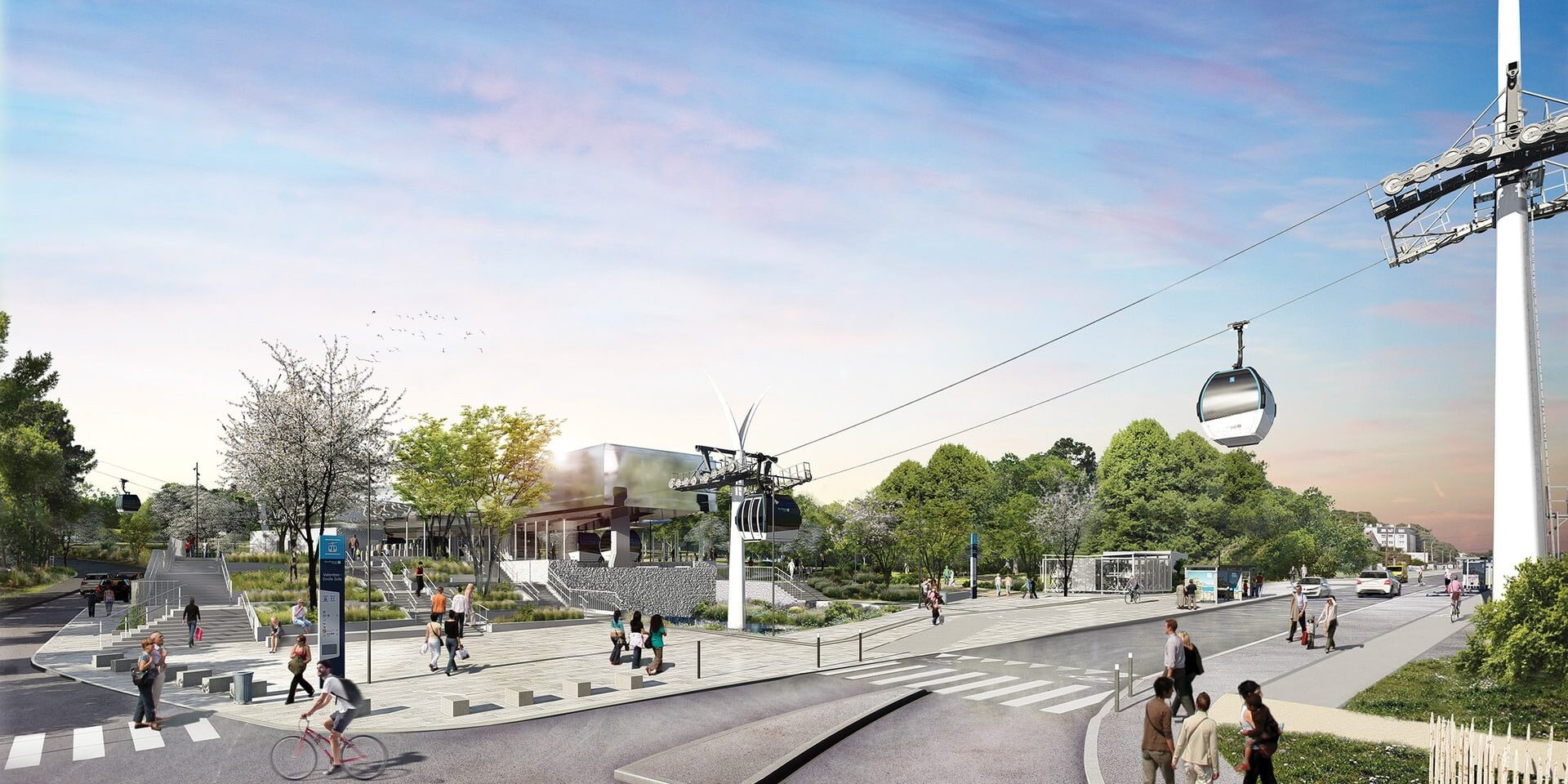Urban Ropeways Article about multimodal ropeways - Doppelmayr Group