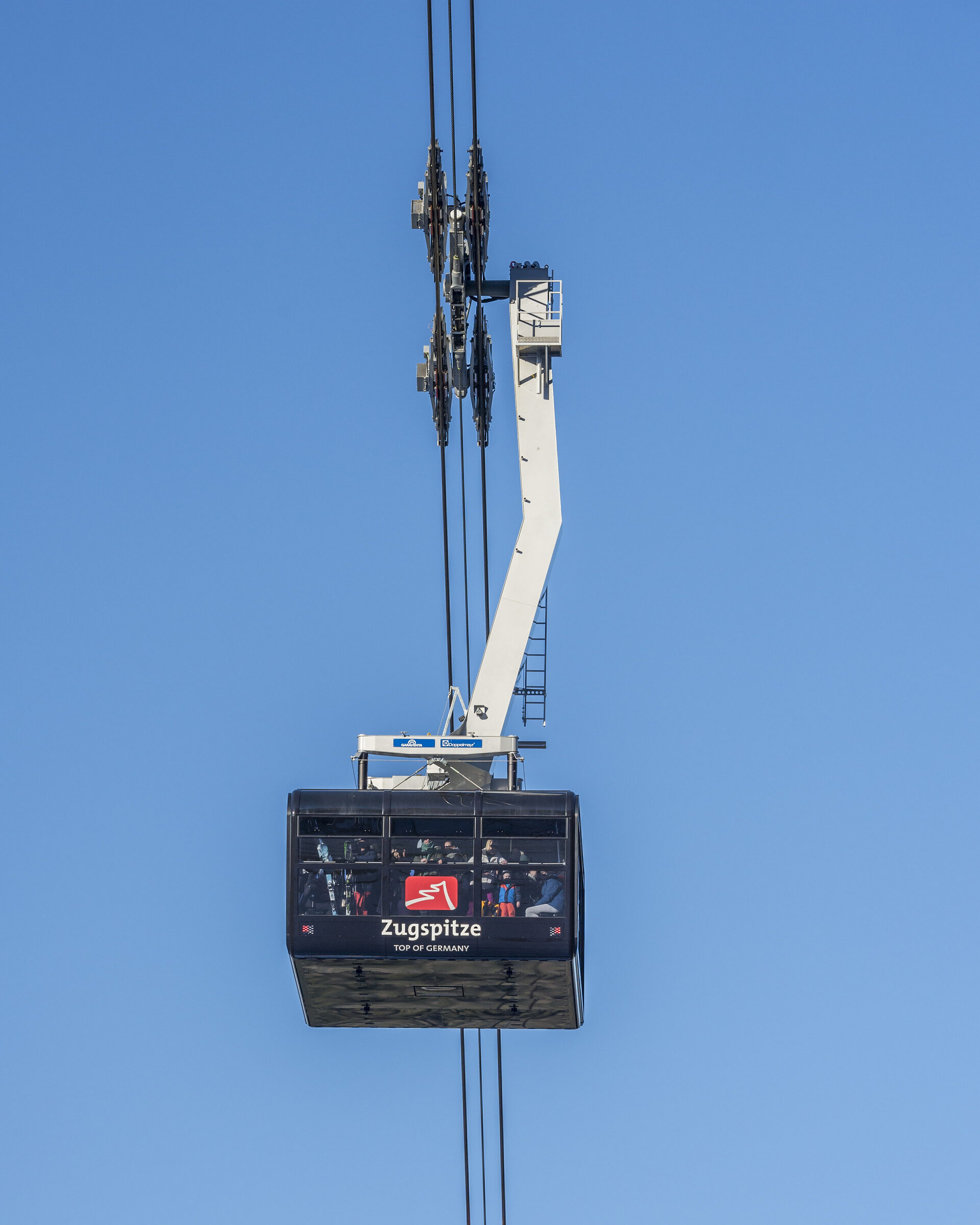 Zugspitzbahn frei schwebend